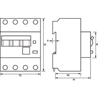Doepke FI-/LS-Kombination 16 A, 0.03 A DRCBO4B16/0,03/3N-A - 9945104 Doepke FI-/LS-Kombination 16 A, 0.03 A DRCBO4B16/0,03/3N-A - 9945104 von Doepke