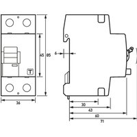 Doepke Fehlerstromschutzschalter DFS2 016-2/0,03-B SK - 9114598 von Doepke