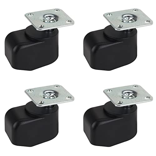 Dörner + Helmer 4er Set Einfach-Walzenrollen 25mm mit TPE-Rad, Tragkraft 120 kg/Set von Dörner + Helmer