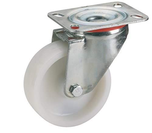 Dörner + Helmer 731141 Polyamid-Lenkrolle mit Gleitlager 80 x 30 mm/Platte 100 x 85 mm von Dörner + Helmer
