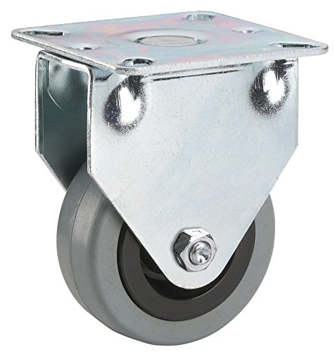 Dörner + Helmer 772100C Apparaterolle mit Gummireifen, Grau von Dörner + Helmer