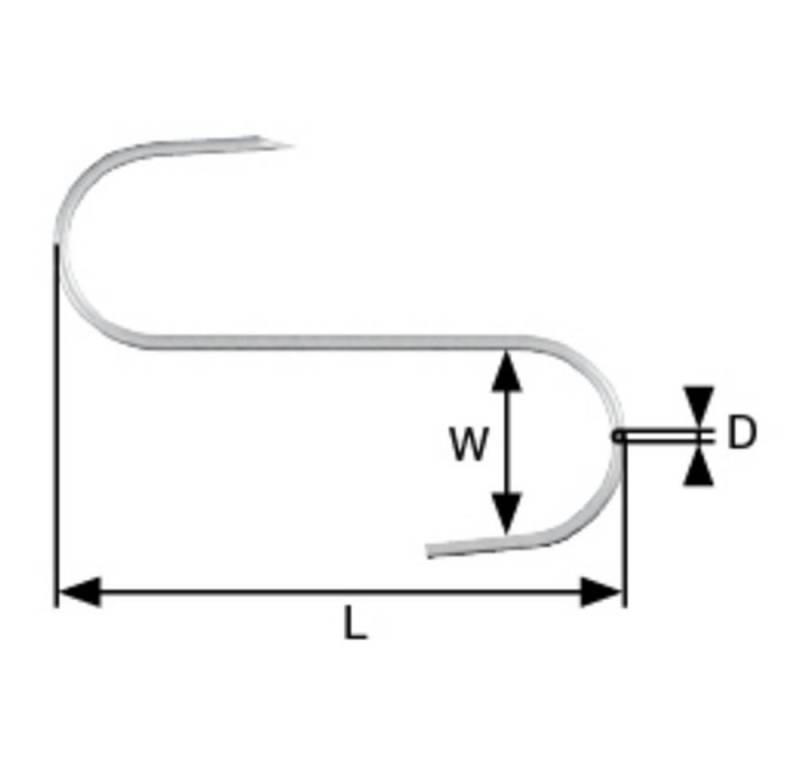Dörner + Helmer Schraubhaken Fleischhaken 4812014 von Dörner + Helmer