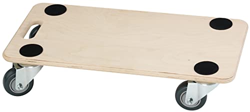 Dörner + Helmer Transportroller Stabil Professionell (Tragkraft 400 kg, Auflagefläche 590x290 mm, Transporthilfe, Möbelroller mit VG-Rollen) 300691 von Dörner + Helmer