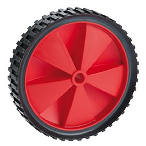 PVC-Rad, bis 25 kg, mit Kunststofffelge rot und Stollenprofil | Durchmesser: 150 mm / Radbreite: 32 mm von Dörner + Helmer