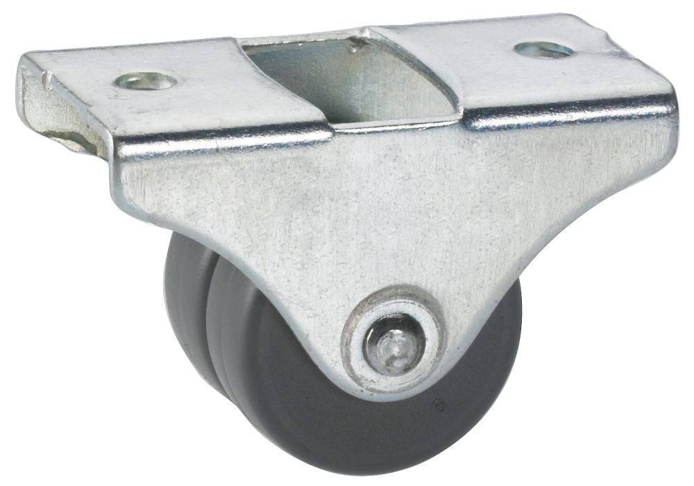 Doppelbockrolle 25 x 20,5 mm, Tragkr. 50 kg Doppelbockrolle 25 x 20,5 mm, Tragkr. 50 kg von Dörner & Helmer