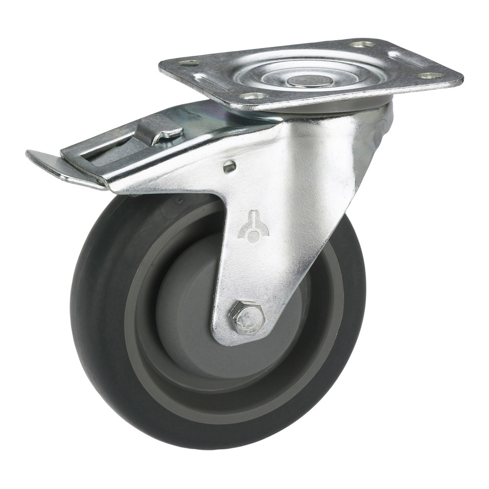 Dörner & Helmer Transportgeräte-Lenkrolle mit Platte 100 mm Dörner & Helmer Transportgeräte-Lenkrolle mit Platte 100 mm von Dörner & Helmer