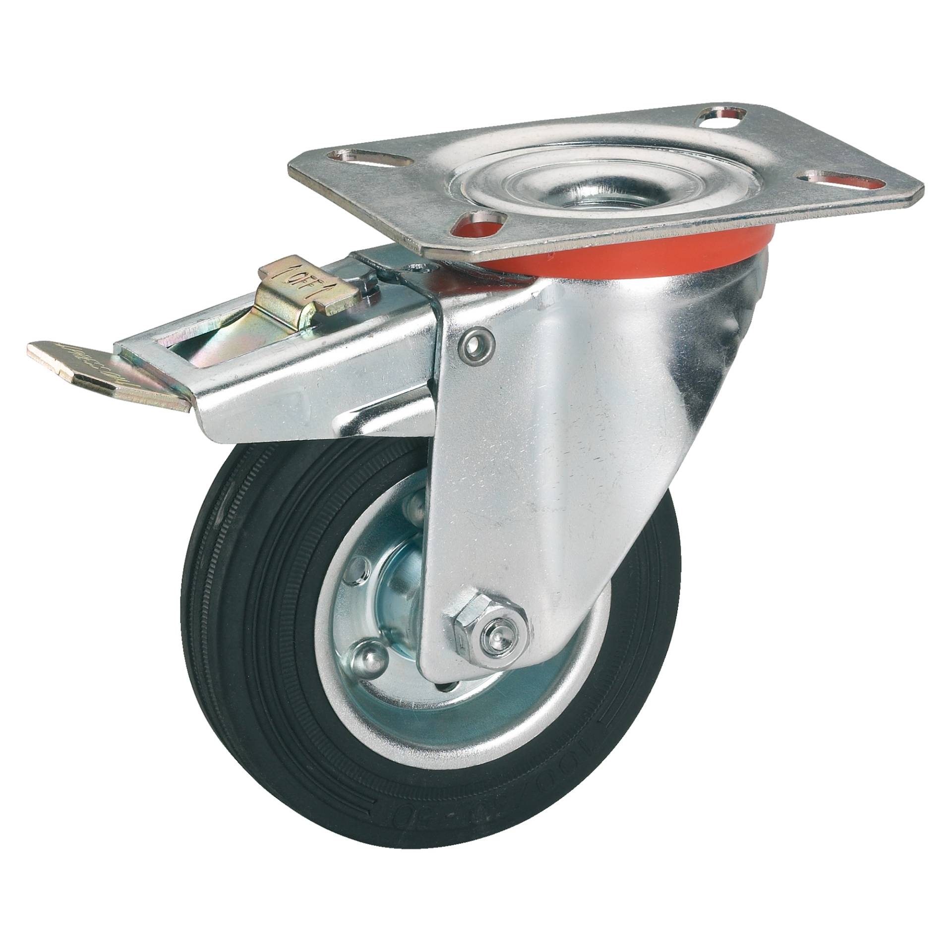 Dörner & Helmer Transportgeräte-Lenkrolle mit Platte 100 mm Dörner & Helmer Transportgeräte-Lenkrolle mit Platte 100 mm von Dörner & Helmer