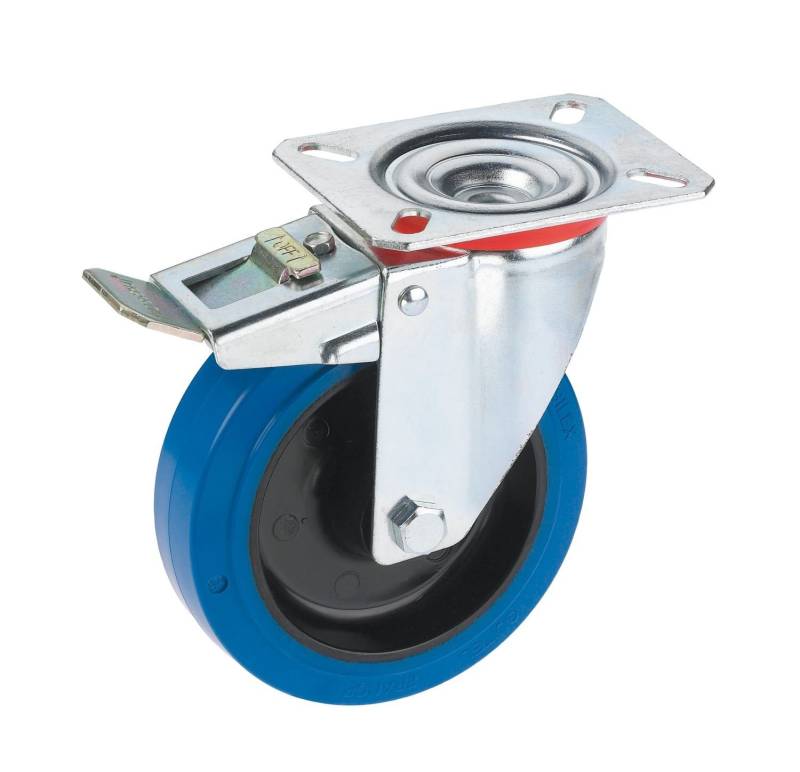 Lenkrolle 100x36 mm mit Totalfeststeller von Dörner & Helmer