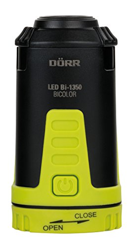 DOeRR 980546 Bi-1350 LED Camping-Laterne 115lm batteriebetrieben 77g Schwarz, Gruen von DÖRR