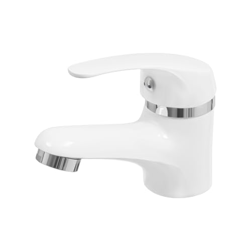 Bad Armatur Waschtischamatur,Wasserhahn küche,Einhebelmischer Waschbecken Weiß,Doppelte Verwendung von Heiß und Kalt,Glatter Griff,Dichtring,für Häuser, Badezimmer, Hotels Bad Armatur Waschtischamatur,Wasserhahn küche,Einhebelmischer Waschbecken Weiß,Doppelte Verwendung von Heiß und Kalt,Glatter Griff,Dichtring,für Häuser, Badezimmer, Hotels von Dofanqing