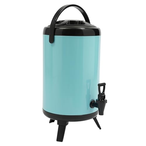 Getränkeisolator Isolierspender Fassungsvermögen 8 Liter Isolierzeit 4-8 Stunden drei Farben geeignet für Partys Picknicks Cafés und Camping (Blau) von Dofanqing