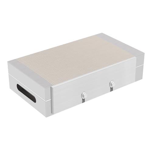Magnetspannblock Magnetspanntisch Magnetspannplatte Magnetic Chuck Spannfutter,Hohe Saugkraft,Messingplatte, für Schleifmaschinen, Abtappmaschinen, Bankbohrer von Dofanqing