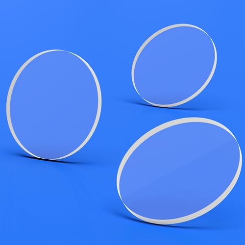 Dofiki 16mm Ersatz Laserlinse für Lasergravierer, untere Schutzlinsen, beschichtetes Mineralglas 16mm Linse für Diodenlaser-Modul (3Stk) von Dofiki