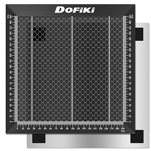Dofiki Laser Waben arbeitstisch 235mm x 235mm für Ender 3 V2 Ender 3 Pro Serie Lasergravierer, Laser Honeycomb Waben Arbeitsbett, Metall Wabentisch, Wabenlaser Bett 9,25" x 9,25" Dofiki Laser Waben arbeitstisch 235mm x 235mm für Ender 3 V2 Ender 3 Pro Serie Lasergravierer, Laser Honeycomb Waben Arbeitsbett, Metall Wabentisch, Wabenlaser Bett 9,25" x 9,25" von Dofiki