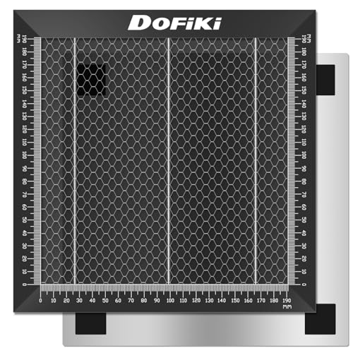 Dofiki Laser Waben arbeitstisch 235mm x 235mm für Ender 3 V2 Ender 3 Pro Serie Lasergravierer, Laser Honeycomb Waben Arbeitsbett, Metall Wabentisch, Wabenlaser Bett 9,25" x 9,25" von Dofiki