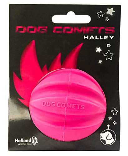 Dog Comets Ball Swift Halley Hundespielzeug - Langlebiges Hundespielzeug - Naturkautschuk - Rosa - Ø6 cm von Dog Comets