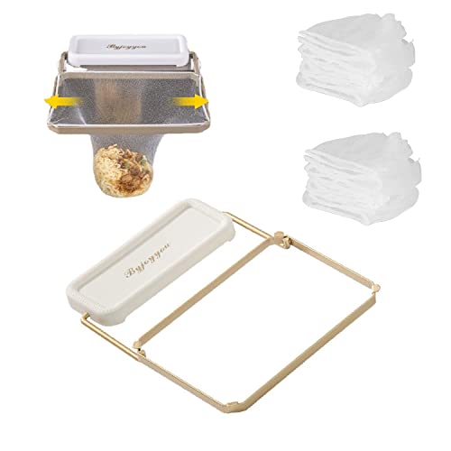 Sieb für Spülbecken Sink Strainer Kitchen Sink Filter Faltbarer Waschbecken Sieb Spülbecken Sieb mit 50 Stück großformatigen Filternetzbeuteln für Gemüse Obst Küchenreste Küche Sieb Teesieb,Weiß von Dog's Booty