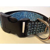 Himmel Blau Imitat Strass Bling Hundehalsband. Schlichtes, Elegantes Und Funkelndes Geschenk Für Ein Neues Oder Altes Haustier. Maschinenwaschbar von DogFabulousBling