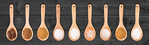 Doge Milano Küchenläufer, 100% Made in Italy, Fleckabweisender Teppich mit Digitaldruck, Rutschfester und waschbarer Läufer, Modell Eriste, 220x52 cm von Doge Milano