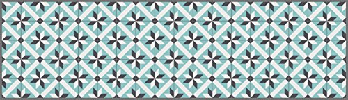 Doge Milano Küchenläufer, 100% Made in Italy, Schmutzabweisender Teppich mit Digitaldruck, Rutschfester und waschbarer Läufer, Modell Alfreda, 280x52 cm Doge Milano Küchenläufer, 100% Made in Italy, Schmutzabweisender Teppich mit Digitaldruck, Rutschfester und waschbarer Läufer, Modell Alfreda, 280x52 cm von Doge Milano