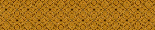 Doge Milano Küchenläufer, 100% Made in Italy, Schmutzabweisender Teppich mit Digitaldruck, Rutschfester und waschbarer Läufer, Modell Eliane, 100x52 cm von Doge Milano