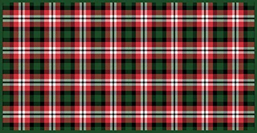 Doge Milano Küchenläufer, 100% Made in Italy, Schmutzabweisender Teppich mit Digitaldruck, Rutschfester und waschbarer Läufer, Modell Tartan - Danièle, cm 100x52 von Doge Milano