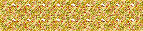 Doge Milano Küchenläufer, 100% Made in Italy, Schmutzabweisender Teppich mit Digitaldruck, Rutschfester und waschbarer Läufer, Weihnachtsmodell - Cearra, cm 240x52 von Doge Milano