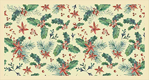 Doge Milano Küchenläufer, 100% Made in Italy, Schmutzabweisender Teppich mit Digitaldruck, Rutschfester und waschbarer Läufer, Weihnachtsmodell - Charmian, cm 100x52 Doge Milano Küchenläufer, 100% Made in Italy, Schmutzabweisender Teppich mit Digitaldruck, Rutschfester und waschbarer Läufer, Weihnachtsmodell - Charmian, cm 100x52 von Doge Milano