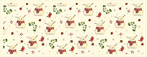 Doge Milano Küchenläufer, 100% Made in Italy, Schmutzabweisender Teppich mit Digitaldruck, Rutschfester und waschbarer Läufer, Weihnachtsmodell - Charnette, 140x52 cm von Doge Milano