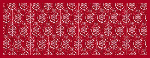 Doge Milano Küchenläufer, 100% Made in Italy, Schmutzabweisender Teppich mit Digitaldruck, Rutschfester und waschbarer Läufer, Weihnachtsmodell - Keuschheit, cm 140x52 von Doge Milano