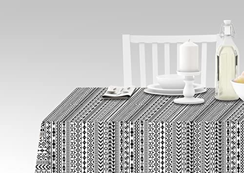 Doge Milano Tischdecke mit Digitaldruck, 100% Made in Italy Rutschfeste Tischdecke für Esszimmer, waschbar und schmutzabweisend, Model Keyword - Rogno, cm 140x180 von Doge Milano
