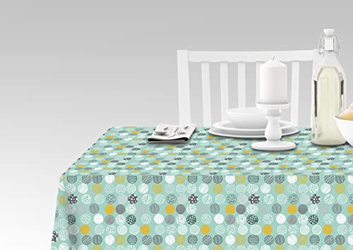 Doge Milano Tischdecke mit Digitaldruck, 100% Made in Italy Rutschfeste Tischdecke für Esszimmer, waschbar und schmutzabweisend, Modell Refrancore, cm 180x140 Doge Milano Tischdecke mit Digitaldruck, 100% Made in Italy Rutschfeste Tischdecke für Esszimmer, waschbar und schmutzabweisend, Modell Refrancore, cm 180x140 von Doge Milano