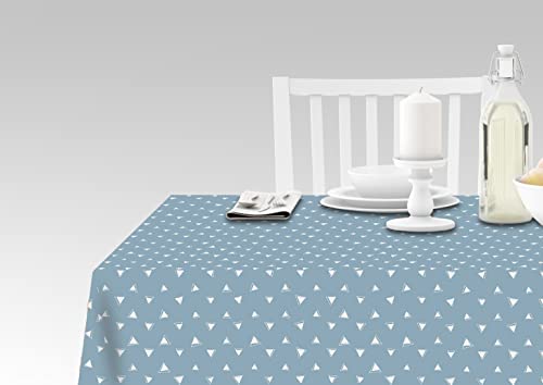 Doge Milano Tischdecke mit Digitaldruck, 100% Made in Italy Rutschfeste Tischdecke für Esszimmer, waschbar und schmutzabweisend, Modell Reggello, 240x140 cm von Doge Milano