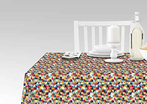 Doge Milano Tischdecke mit Digitaldruck, 100% Made in Italy Rutschfeste Tischdecke für Esszimmer, waschbar und schmutzabweisend, Modell Renate, cm 140x240 von Doge Milano
