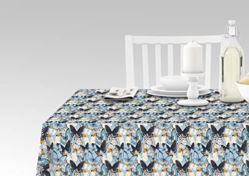 Doge Milano Tischdecke mit Digitaldruck, 100% Made in Italy Rutschfeste Tischdecke für Esszimmer, waschbar und schmutzabweisend, Modell Revere, 140x180 cm Doge Milano Tischdecke mit Digitaldruck, 100% Made in Italy Rutschfeste Tischdecke für Esszimmer, waschbar und schmutzabweisend, Modell Revere, 140x180 cm von Doge Milano