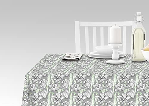 Doge Milano Tischdecke mit Digitaldruck, 100% Made in Italy Rutschfeste Tischdecke für Esszimmer, waschbar und schmutzabweisend, Modell Richendra, cm 140x240 von Doge Milano