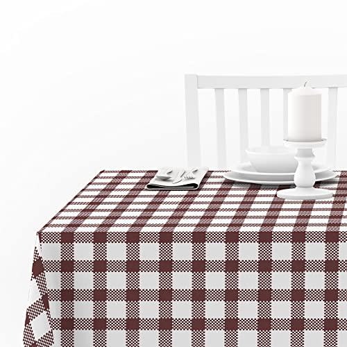 Doge Milano Tischdecke mit Digitaldruck, 100% Made in Italy Rutschfeste Tischdecke für Esszimmer, waschbar und schmutzabweisend, Weihnachtsmodell - Rotello, cm 180x140 von Doge Milano