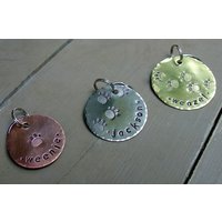 Dog Id Tags-Leichte Making Tracks Runder Tag Dog Id Tags-Leichte Making Tracks Runder Tag von DoggoneTags