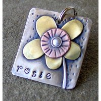 Rosie - Gemischt Metall Haustier Id Tag Rosie - Gemischt Metall Haustier Id Tag von DoggoneTags