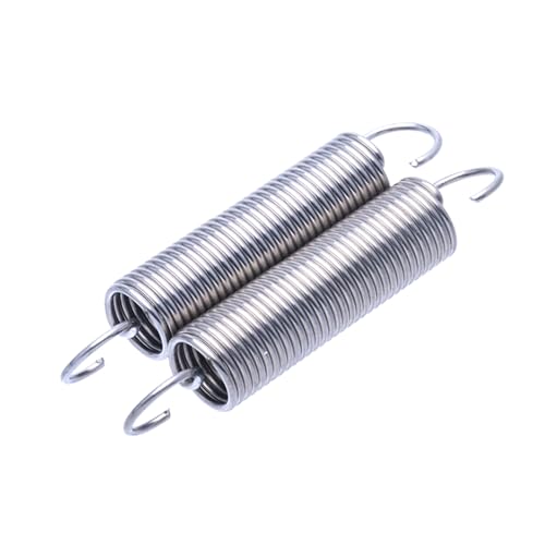 10pcs Verlängerung Federdrahtdurchmesser 0,4mm Außendurchmesser 4mm Spannungsfeder, 0,4x4x20mm (10pcs), Runder Haken von DogmiL