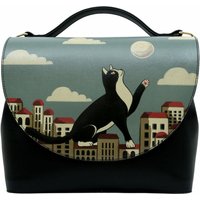 DOGO Henkeltasche "Handy Umhängetasche Over The Moon Schultertasche" Handgefertigt DOGO Henkeltasche "Handy Umhängetasche Over The Moon Schultertasche" Handgefertigt von Dogo