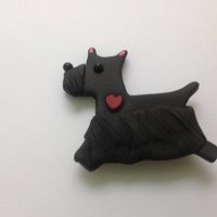 Ton Scottish Terrier Magnet von DogsbyDona