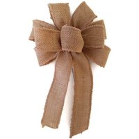 Kleine 6 "Bogen Schleife - Handgemachte Kranz Mit Draht Herbst Landhaus Rustikale Braune von DogwoodFarmMarket