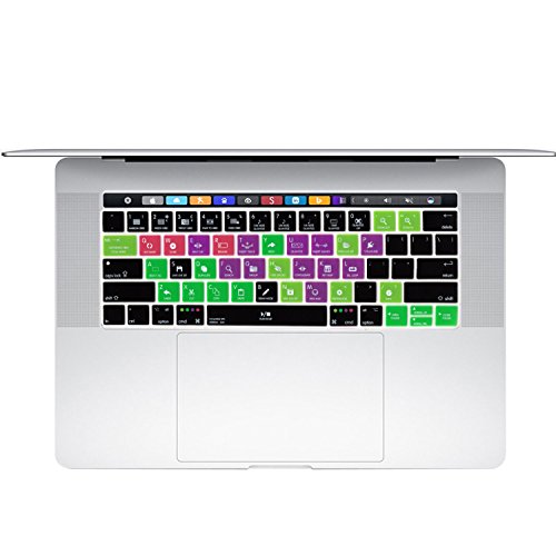 Ableton Live Shortcut Silikon Tastaturabdeckung für MacBook Air M2, MacBook Pro 13 M2; Pro 14 17 M1 MacBook Pro Touch Bar 13 15 Zoll (A1989/A1706,A1990/A1707) 2018 2016 2017 2018 2019 20202 0 2020 1 von Dogxiong
