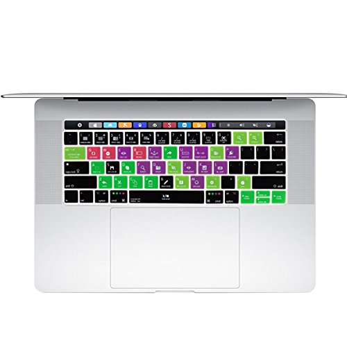 Ableton Live Shortcut Silikon-Tastaturabdeckung für MacBook Air M2, MacBook Pro 13 M2; Pro 14 17 M1 MacBook Pro Touch Bar 13 15 Zoll (A1989/A1706,A1990/A1707) 2016–2024 von Dogxiong