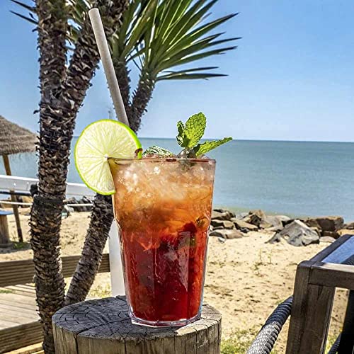 DoimoFlair Cocktailglas Graniti 30 cl aus Acryl Hartes Kunststoff Plastik Mehrwegbecher Transparent Set 6 Stück von DoimoFlair
