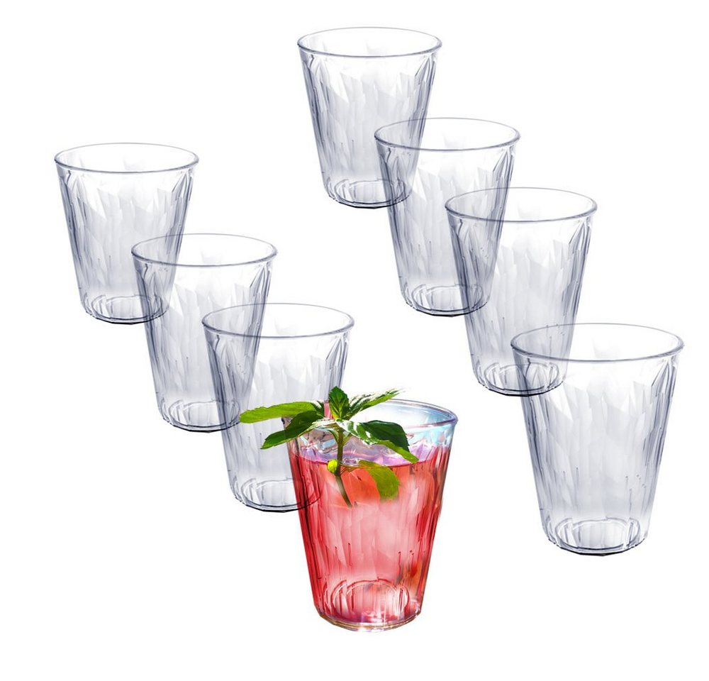 Doimoflair Cocktailglas Doimoflair Cocktailglas Graniti aus Kunststoff Plastik Mehrwegbecher von Doimoflair