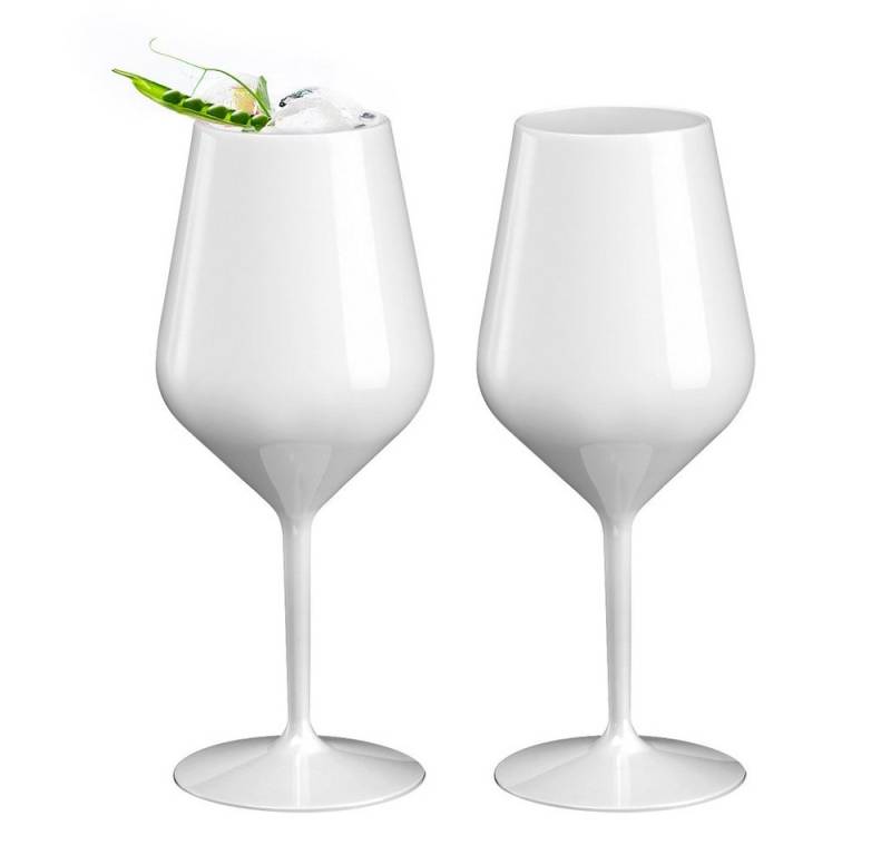 Doimoflair Weinglas DoimoFlair Weingläser aus Kunststoff bruchsicher Plastik von Doimoflair