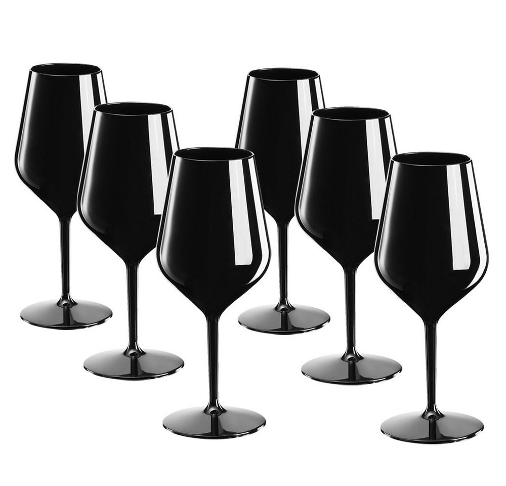 Doimoflair Weinglas DoimoFlair Weingläser aus Kunststoff bruchsicher Plastik von Doimoflair