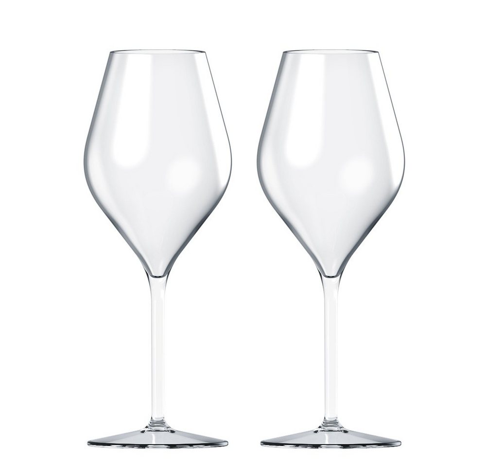 Doimoflair Weinglas Doimoflair Weingläser Cocktailglas aus Plastik bruchsicher Transparent von Doimoflair